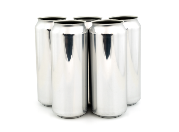 500 ml sølv ølboks - 162 stk