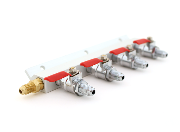 CO2 manifold med 4 uttak, MFL gjenger