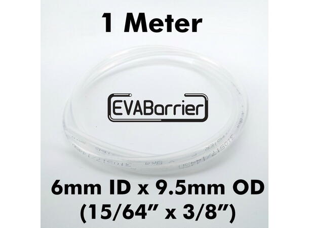 EVABarrier slange 6 mm ID x 9,5 mm OD
