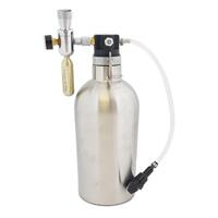 2 liters Growler med tappeløsning komplett pakke