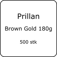 Prillan Brown Gold 500stk Snus 23 mg/g nikotin, nettovekt 180g