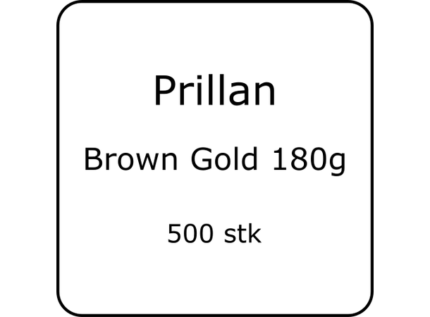 Prillan Brown Gold 500stk