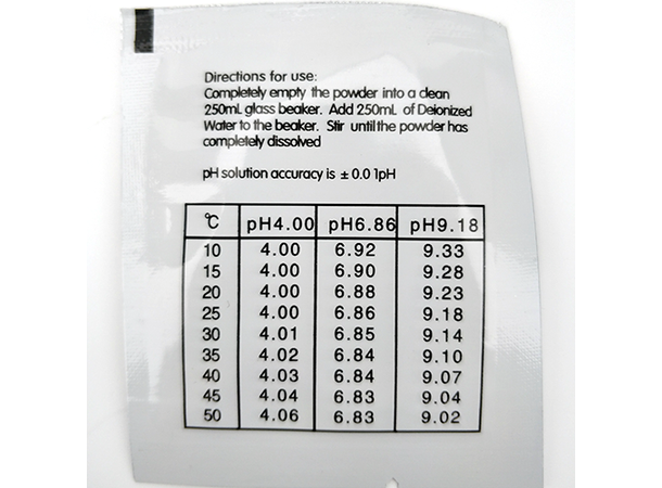 Pulver for kalibrering av pH-meter