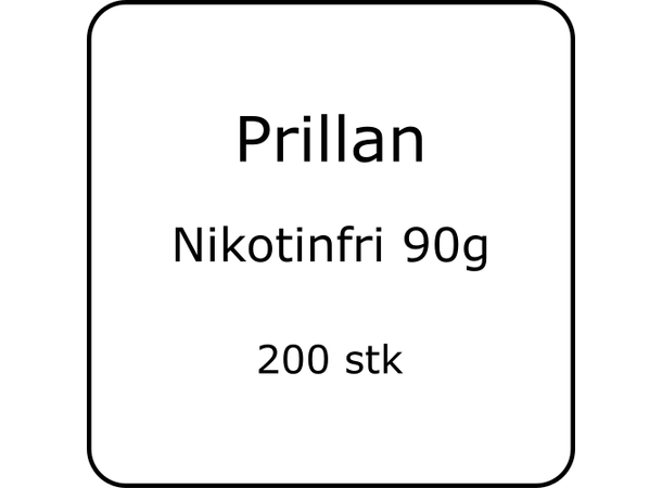 Prillan Porsjon Nikotinfri 200stk