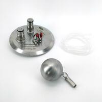 Kegmenter Pressure Kit lokk med ball locks og dip tube
