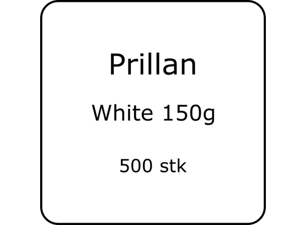 Prillan Porsjon White 500stk