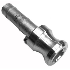 Cam Lock type E male x 13 mm nippel 1/2&quot; - rustfritt st&#229;l