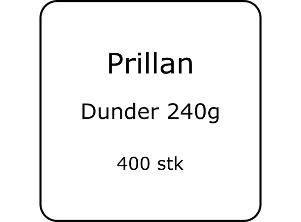 Prillan Porsjon Dunder 400stk