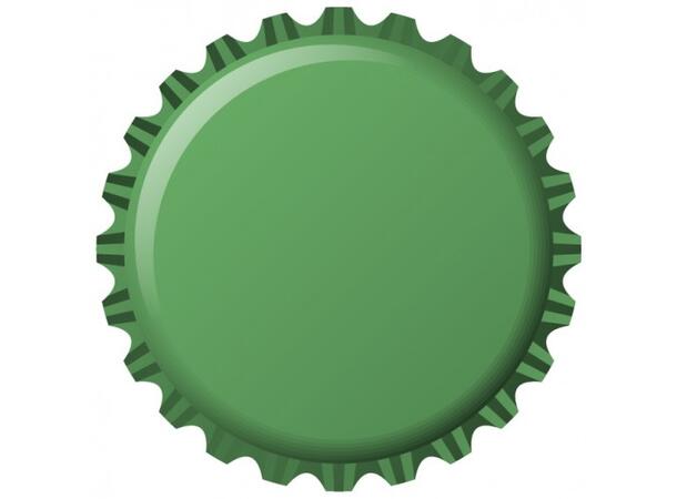Flaskekapsler 26 mm Grønn - Ølbrygging