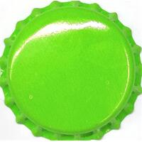 Flaskekapsler 26 mm, Lime Grønn 100 stk 100 stk