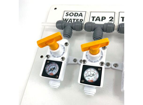 Monteringsbrett - 6 stk Inline Regulator | Få full oversikt over serv