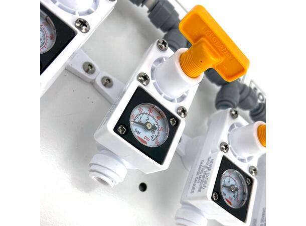 Monteringsbrett - 6 stk Inline Regulator | Få full oversikt over serv