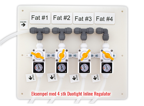 Monteringsbrett - 6 stk Inline Regulator | Få full oversikt over serv