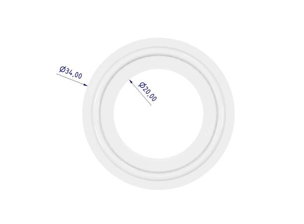 5 stk 34mm Tri-Clamp pakning DN20