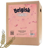 Belgisk Tripel allgrain ølsett Belgisk tripel med kandissukker