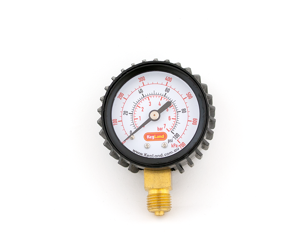 Manometer Low Pressure 0100 psi Ølbrygging AS