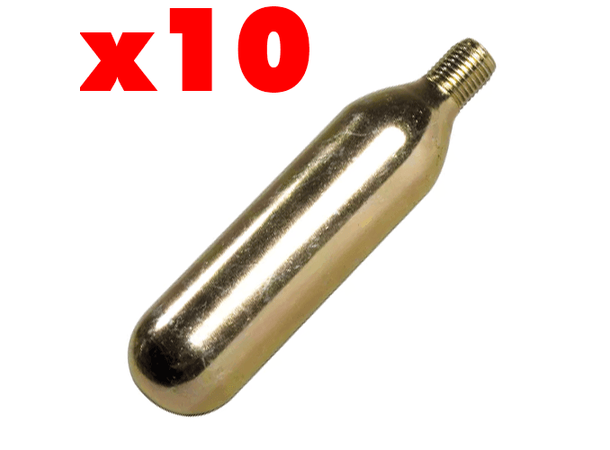 16g CO2 patroner -10pk med gjenger