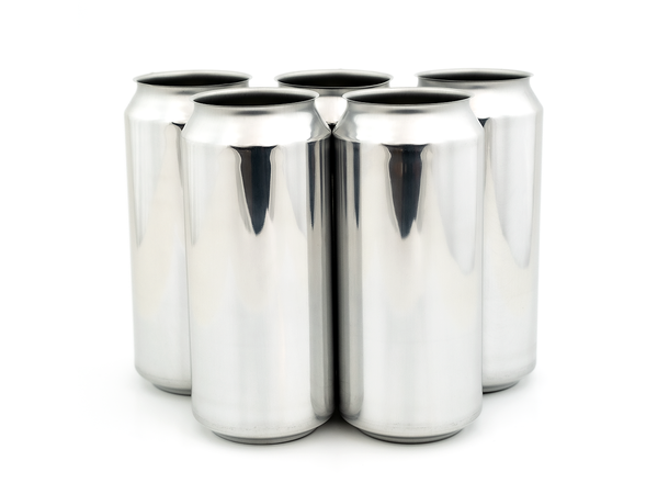 440 ml sølv ølboks - 162 stk