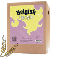Belgisk Blond allgrain ølsett Lys og fruktig belgisk ale