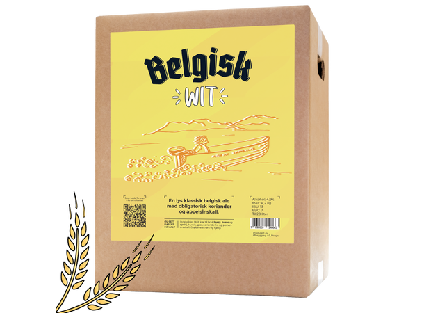 Belgisk Wit allgrain ølsett