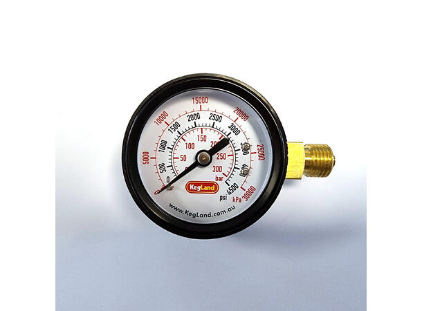 Manometer High Pressure 0-3000 psi