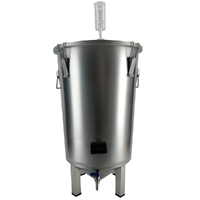 25L Brew Bucket Fermenter Gjæringstank i rustfritt stål