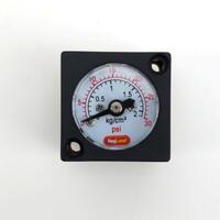 Mini gauge 0-60 psi (0-4 bar) utbyttbart manometer for mini regulator