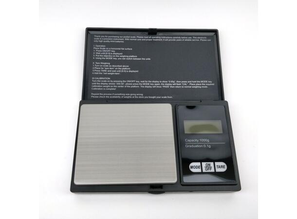 Digital vekt med 0,1g nøyaktighet | Electronic Pocket Scale - Ølbrygging AS