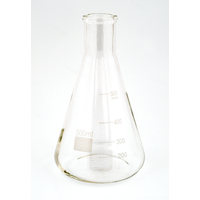 Erlenmeyer kolbe 500 ml av borosilikatglass. 0,5 liter