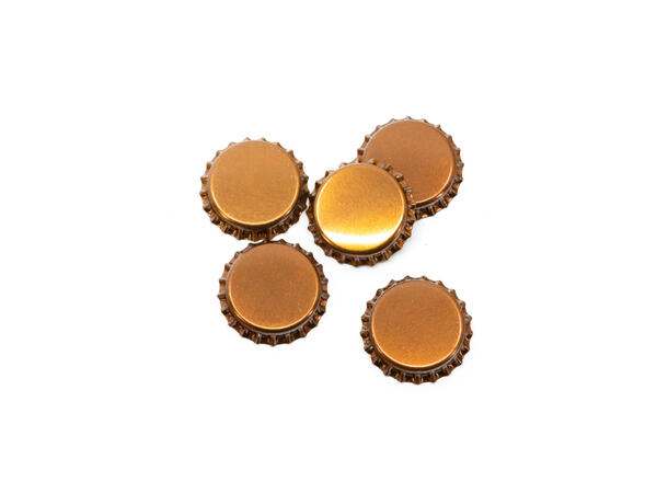 Flaskekapsler Brun Metallic 26 mm - 100 stk