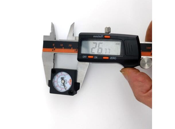 Mini gauge 0-30 psi (0-2 bar)