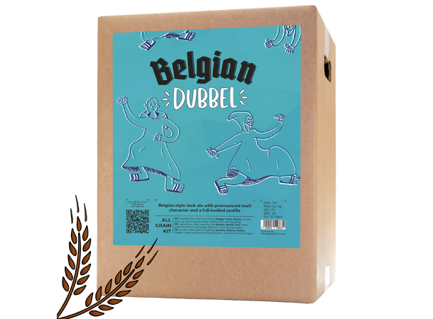 Belgisk Dobbel allgrain ølsett