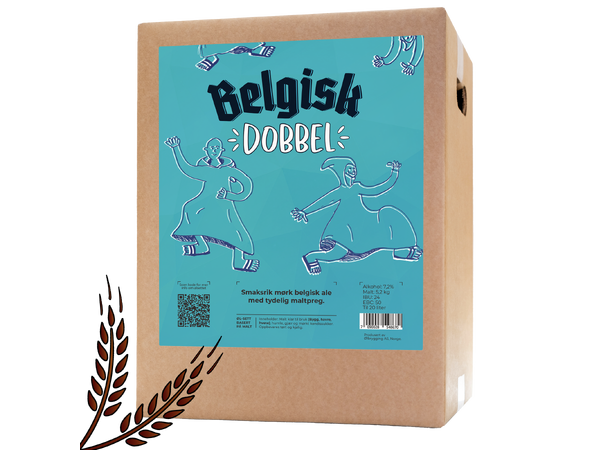 Belgisk Dobbel allgrain ølsett