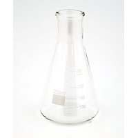 Erlenmeyer kolbe 250 ml av borosilikatglass. 0,25 liter