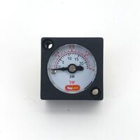 Mini gauge 0-15 psi (0-1 bar) utbyttbart manometer for mini regulator