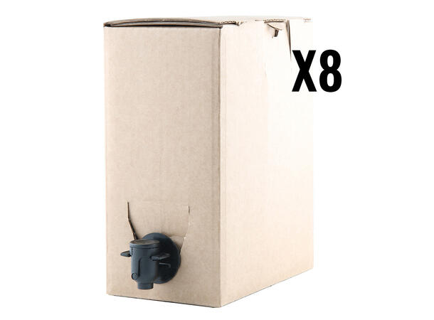 8-pack, bag in box 3 liter