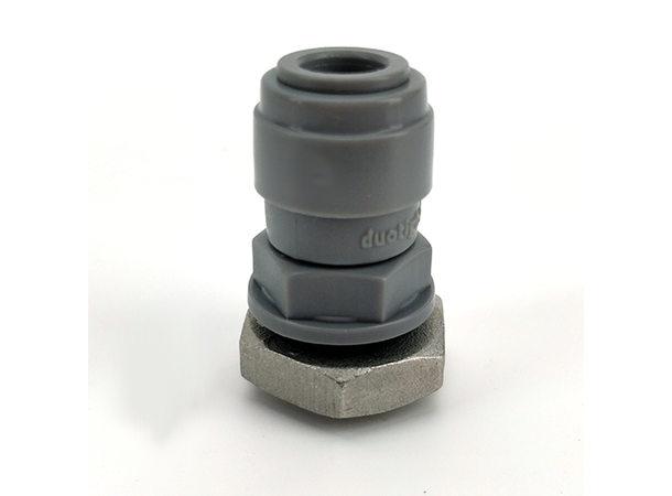 8mm (5/16") til 1/4" BSP med mutter