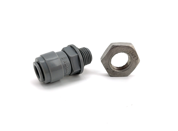 8mm (5/16") til 1/4" BSP med mutter