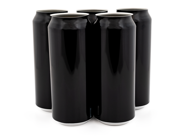 500 ml sort ølboks - 162 stk