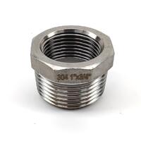 3/4' BSP' til 1" BSP reduksjonsnippel rustfritt stål