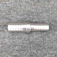 Overgang 8mm til 10mm slangenippel rustfritt stål