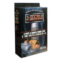 A-MAZE-N 6" Combo Pack Startpakke for smoking på vanlig grill
