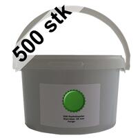 Flaskekapsler Grønn Metallic 500stk 26 mm - 500 stk