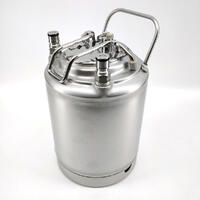 2 liters ball lock Keg 2 liters fat med corneliuslokk