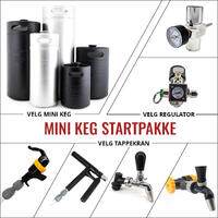 Mini Keg komplett pakkeløsning Tilpass innholdet i pakken selv!