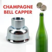 Champagne Bell 29mm kopp passer håndholdt kapselpåsetter