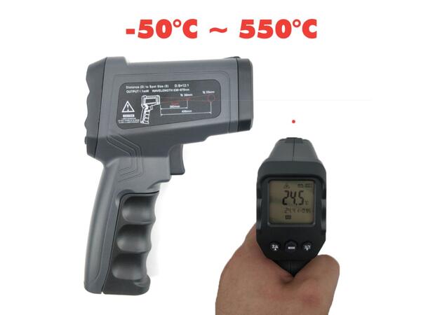 Infrared Thermometer med dobbel laser