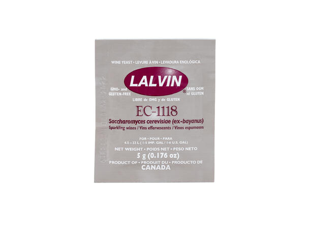 Lalvin EC 1118 5g til musserende, hvit og rødvin