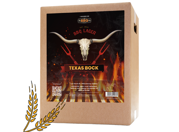 Texas Bock BBQ Lager allgrain ølsett
