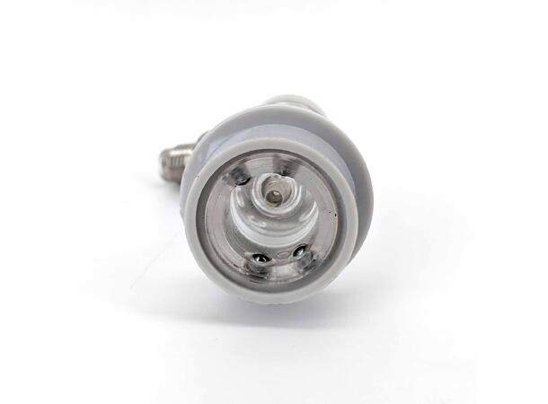Ball lock for CO2 med tilbakeslagsventil med MFL gjenger